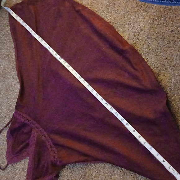 Flying Tomato Burgundy Wine Boho Mini Dress Size Medium - Picture 15 of 16